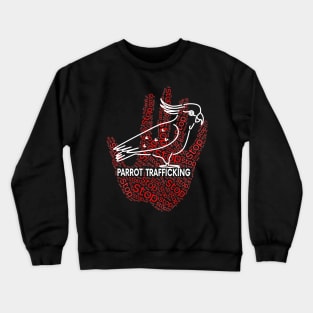 Cockatoo Parrot Stop Trafficking Crewneck Sweatshirt